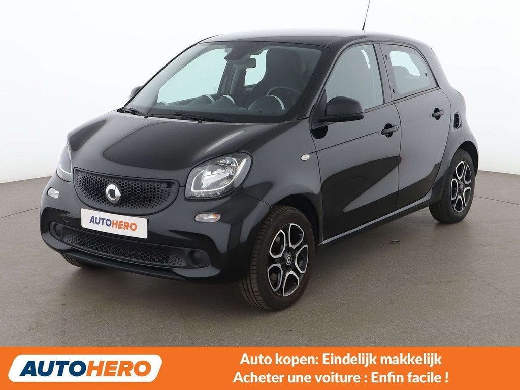 Smart Forfour 0.9 Turbo Basis Standard (bj 2016), Auto's, Smart, Achterwielaandrijving, Gebruikt, 995 kg, Zwart