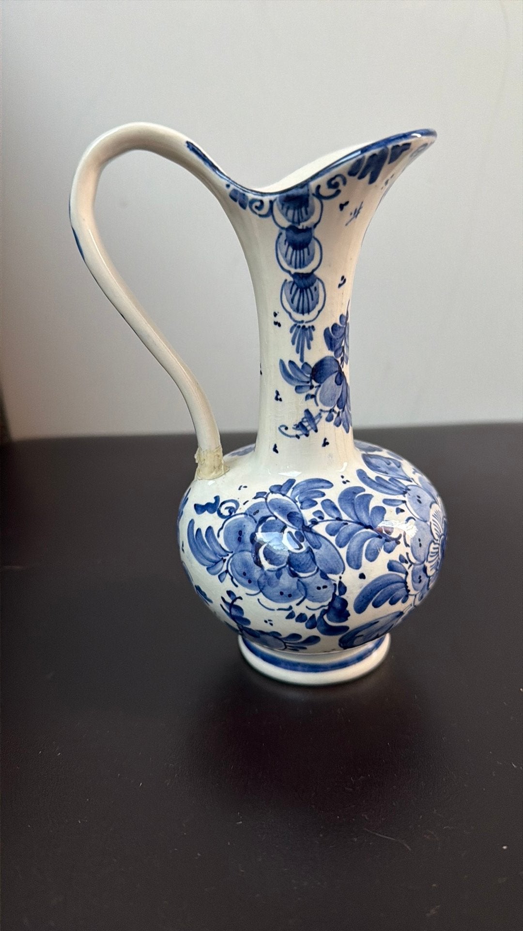Delft vaasje, Ophalen