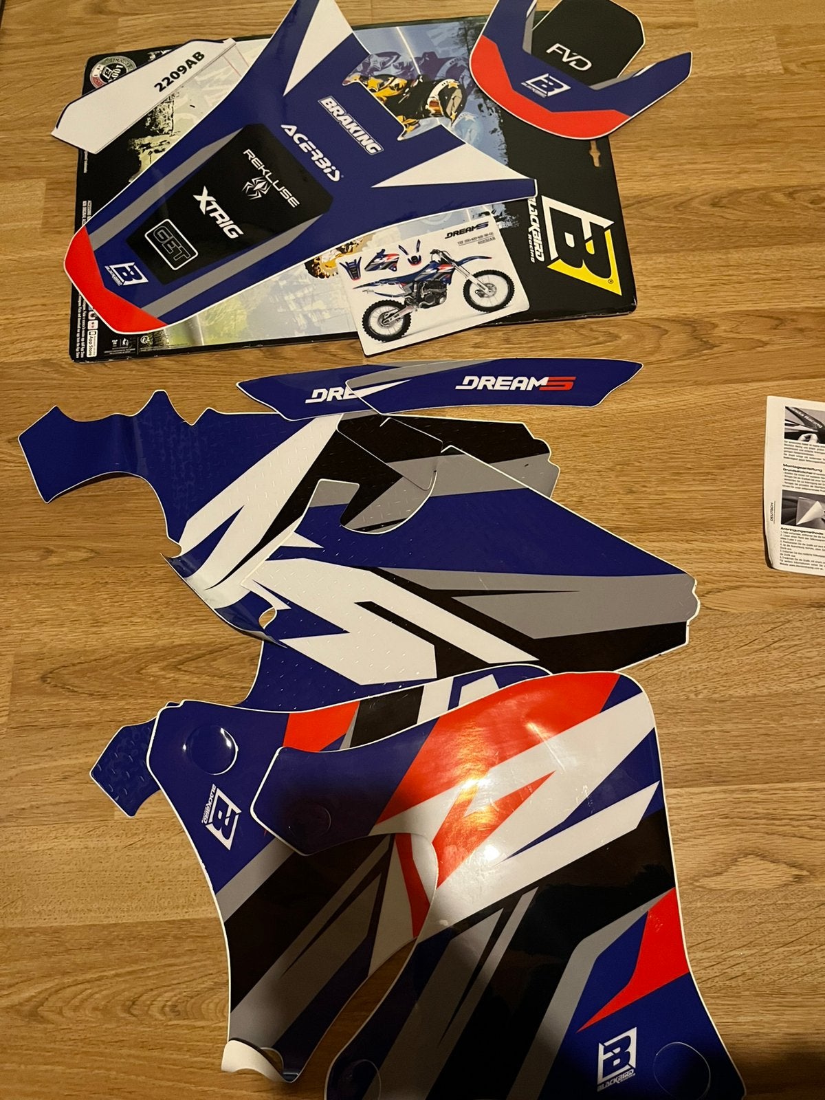 Kit deco complet pour 250 400 426 yzf 98-2002, Motos, Enlèvement
