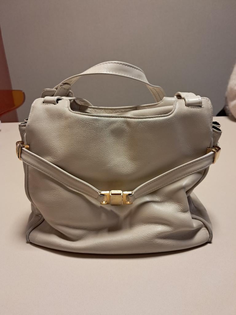 Sac en cuir blanc « Zenith », Autres marques, Cuir, Enlèvement ou Envoi, Comme neuf