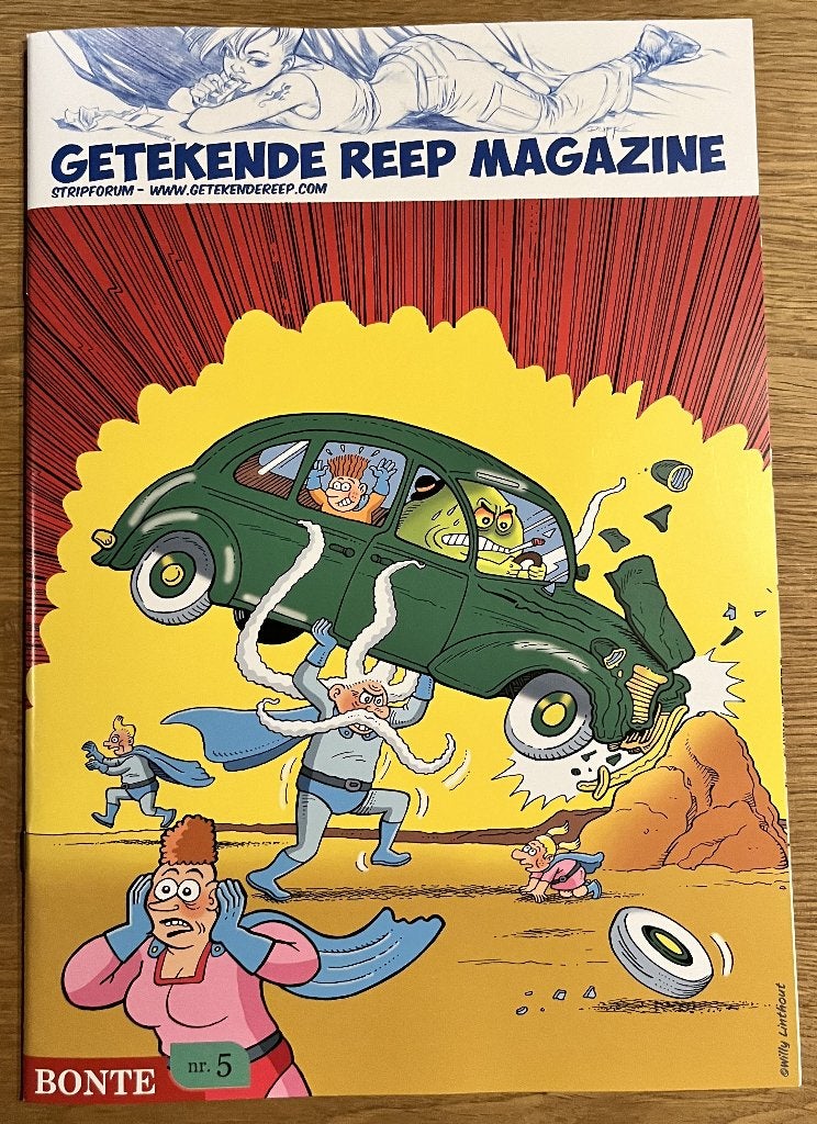 Getekende reep magazine 5 (2023) - Strip, Eén stripboek, Ophalen of Verzenden, Nieuw