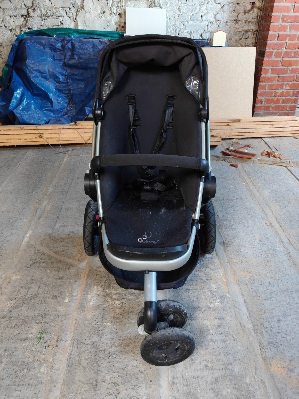 Kinderbuggy Quinny met wieg - 2-in-1, Kinderen en Baby's, Buggy's, Ophalen, Quinny