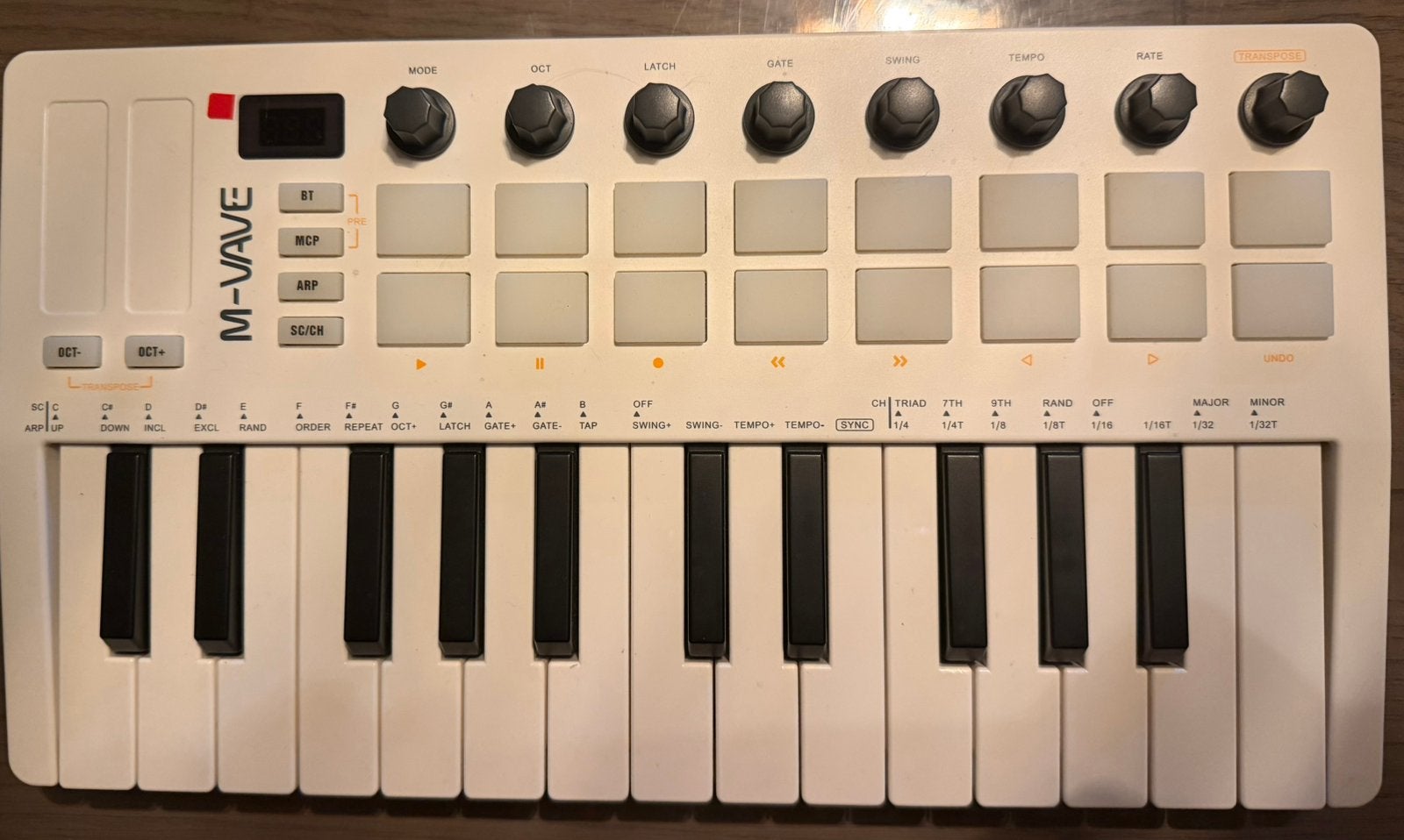 M-VAVE SMK-25 II MIDI KEYBOARD BLEUTOOTH, Muziek en Instrumenten, Ophalen of Verzenden, Zo goed als nieuw