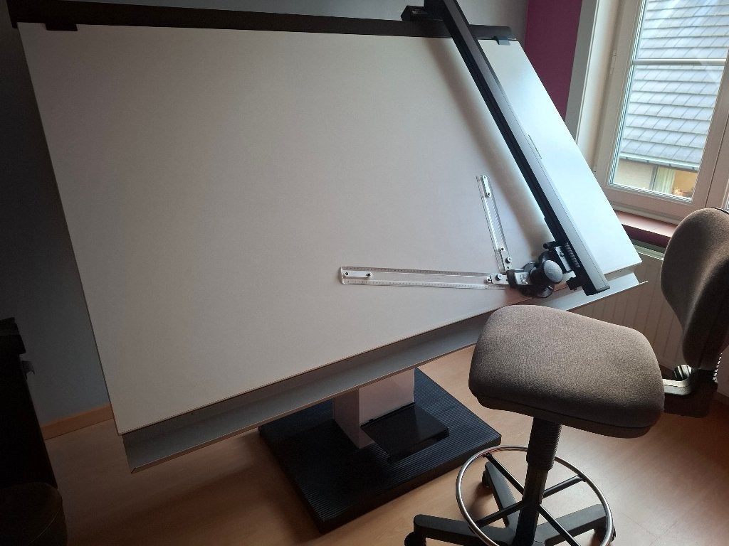 Tekentafel, Ophalen, Gebruikt, 170 cm of meer