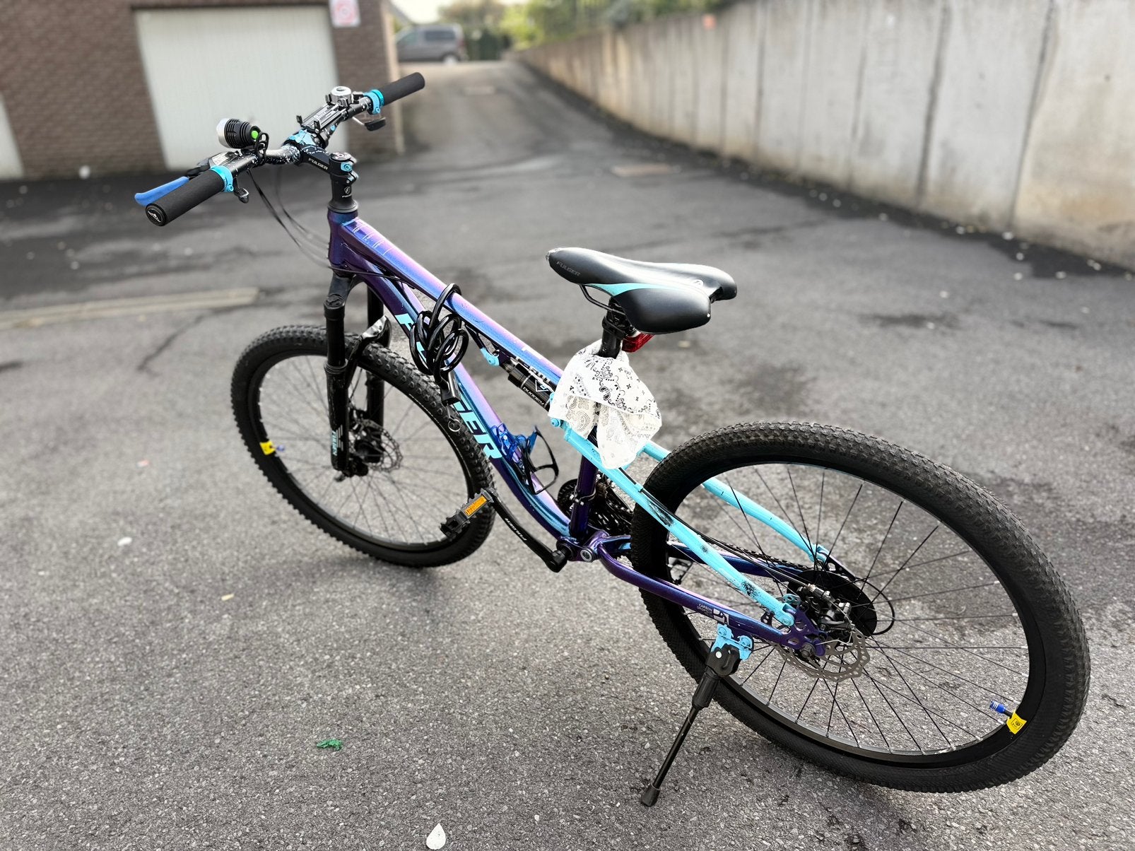 Dubbel vering fiets te koop, Fietsen en Brommers, Ophalen, Zo goed als nieuw