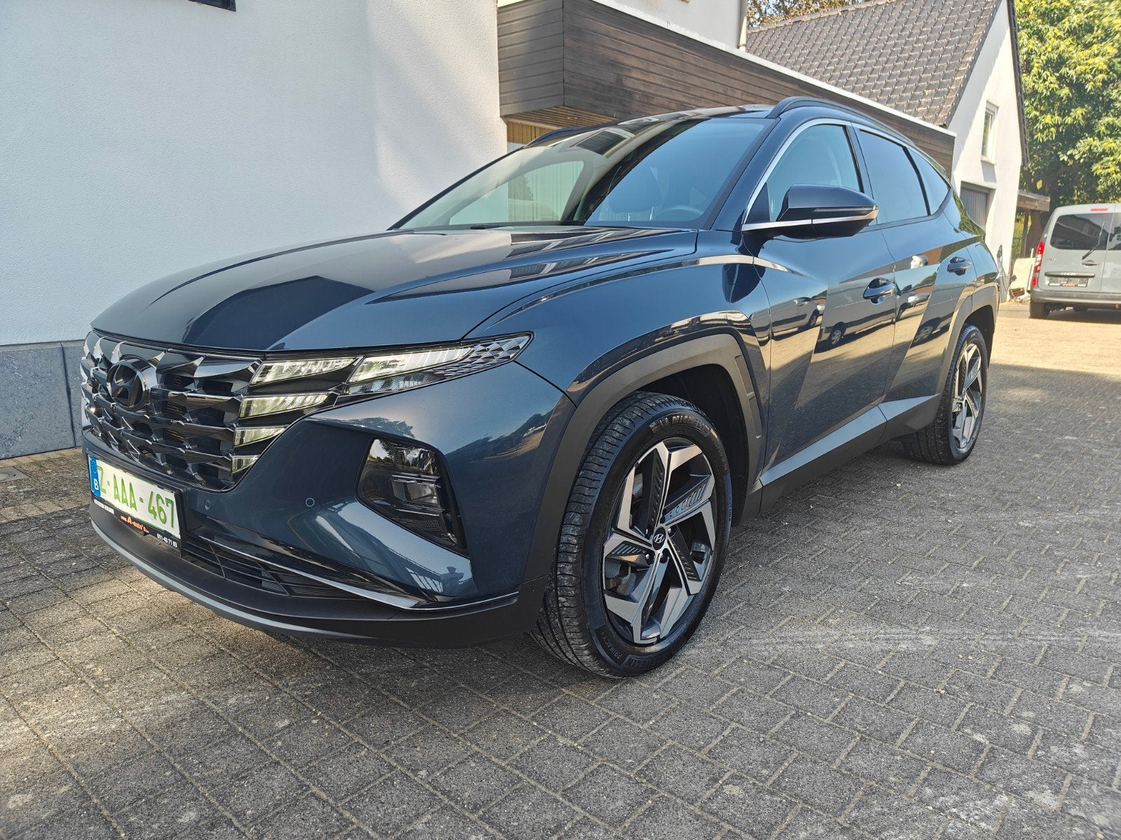 Hyundai Tucson 1.6i hybride, Achat, Entreprise, Entretenue par le concessionnaire, Noir