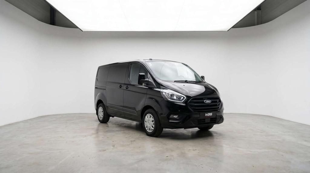 Ford Transit Custom 2.0 TDCi L2H2 Limited* CAMÉRA * CLIM *, Stof, Gebruikt, Zwart, Diesel