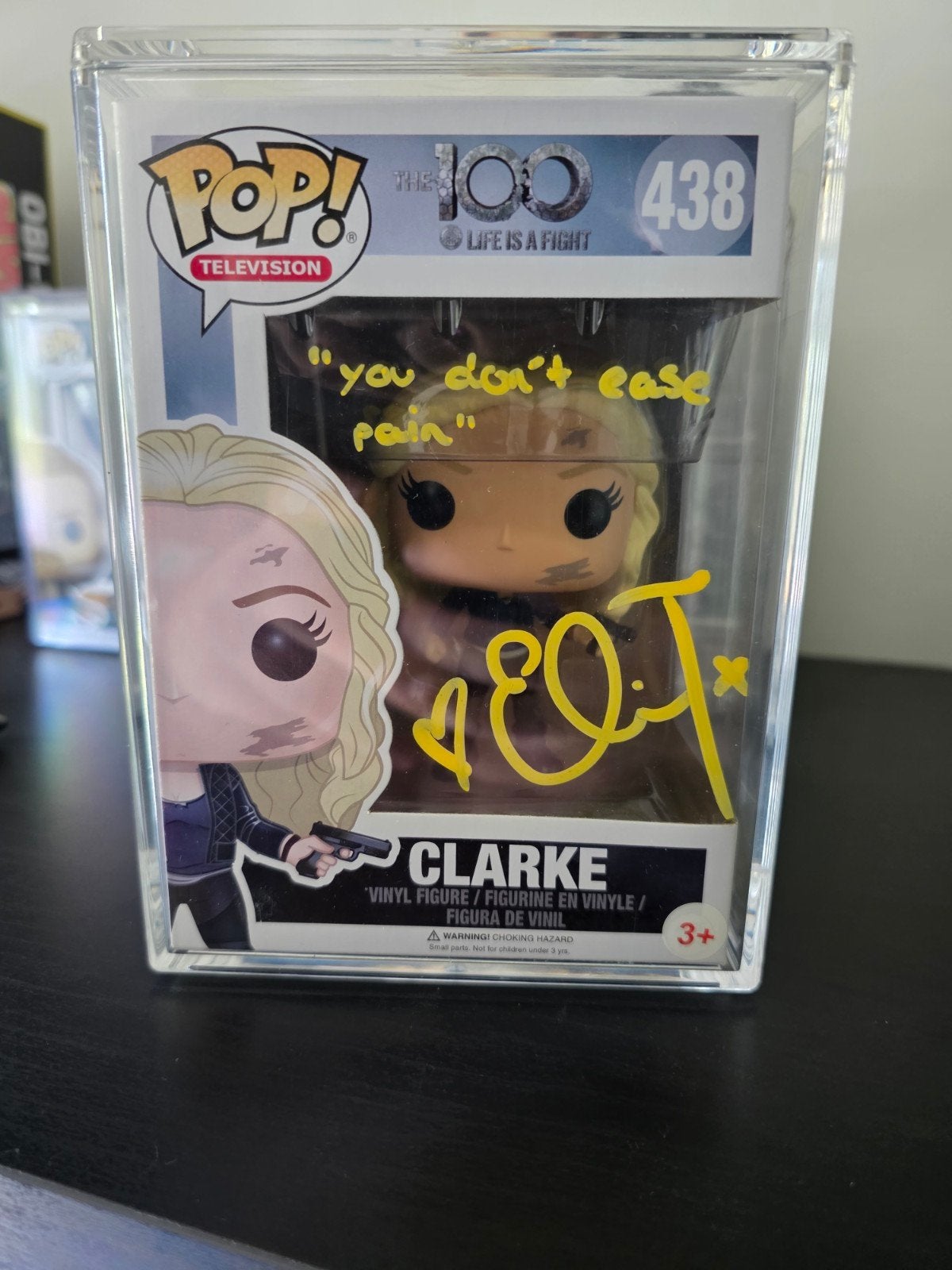 Funko Pop clarke #438 gesigneerd, Enlèvement