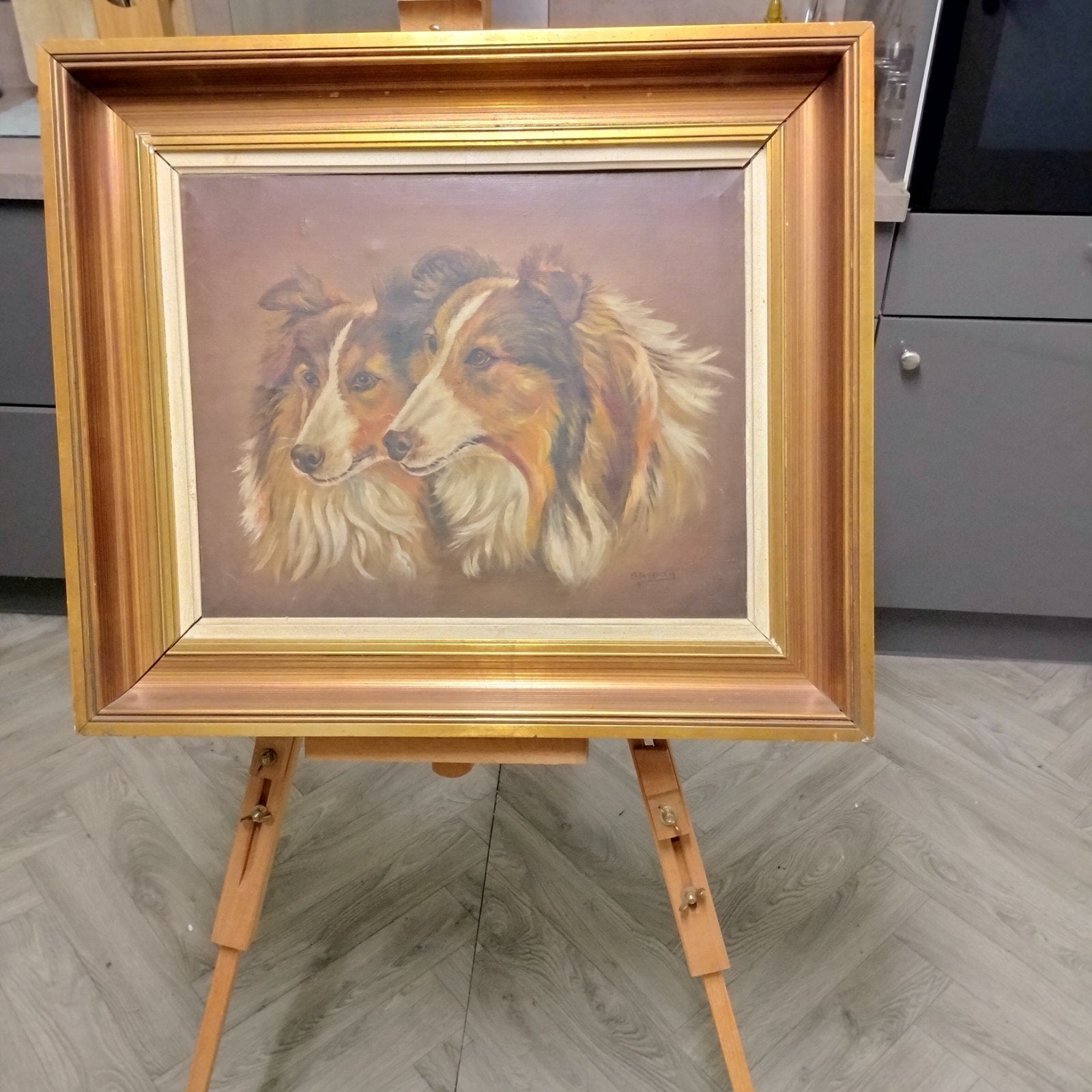 huile sur toile, Antiquités & Art, Enlèvement, Réaliste