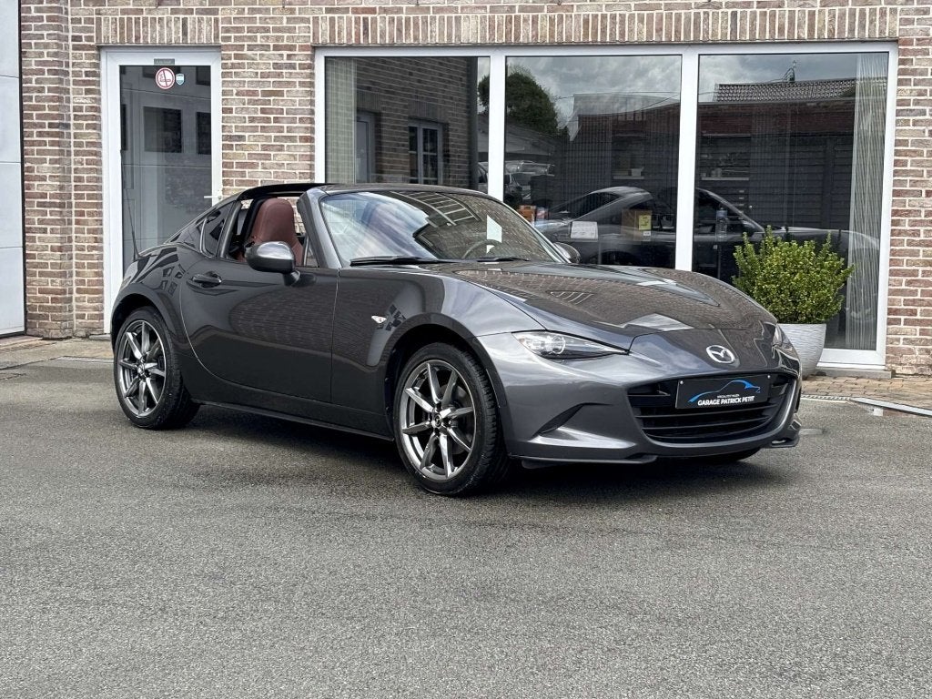Mazda MX-5 2.0 ND RF SKYCRUISE Takumi / Apple / 12m wb, Cuir, Argent ou Gris, Euro 6, Entreprise