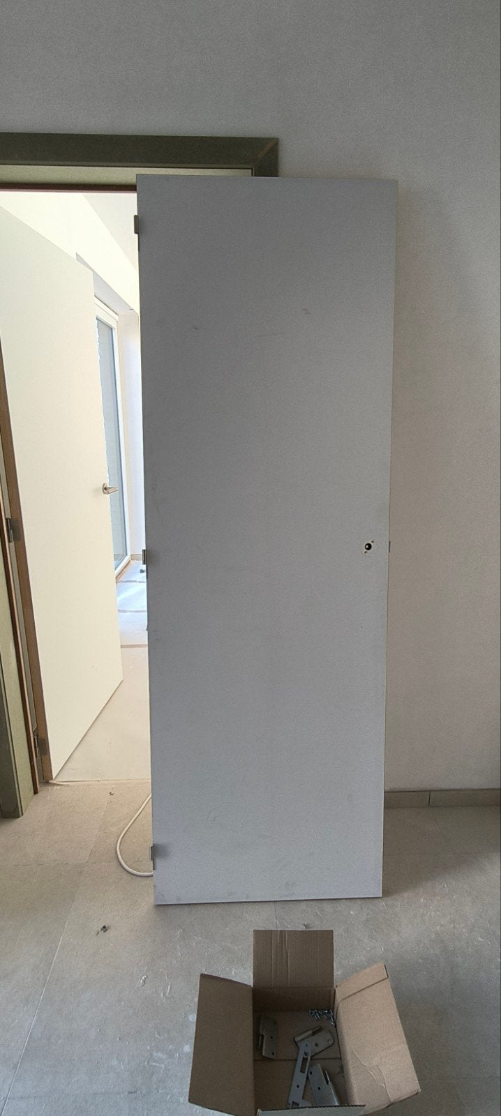 Schilderdeur (67,5x201cm), Doe-het-zelf en Bouw, Ophalen, Minder dan 80 cm, Binnendeur, Zo goed als nieuw