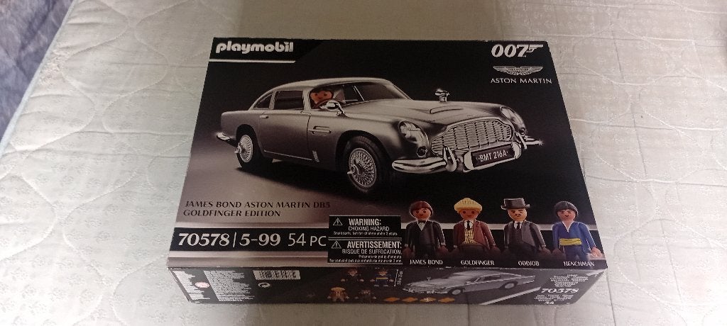 Playmobil 70578 Aston Martin James Bond 007, Neuf, Enlèvement ou Envoi, Kit complet, Véhicule