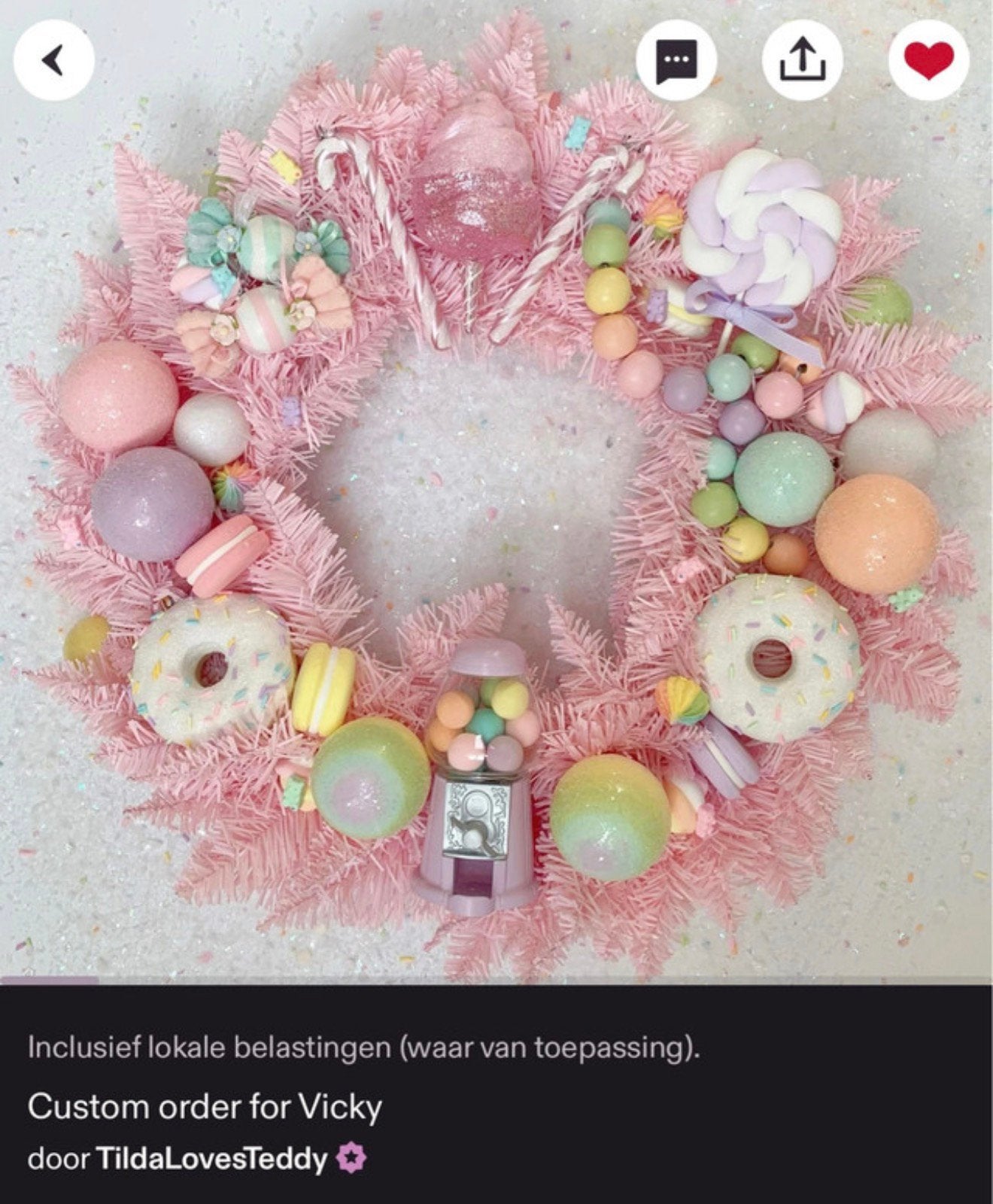Unieke kerstkrans, Diversen, Ophalen, Gebruikt