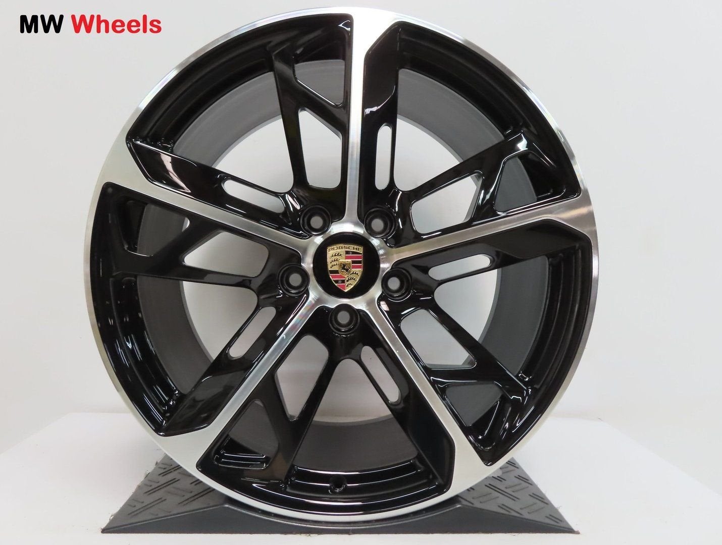 Porsche Taycan 21 inch Origineel velgen Cross Turismo black, Auto-onderdelen, Banden en Velgen, Velg(en), -, -, Nieuw