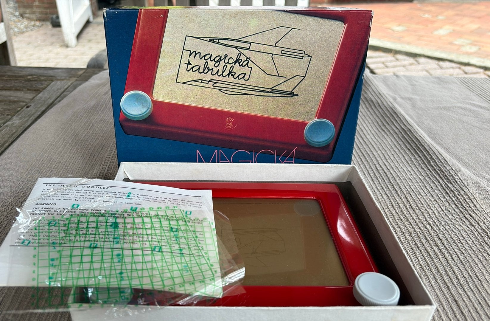 Vintage Magická Tabulka (Etch A Sketch), Ophalen, Zo goed als nieuw