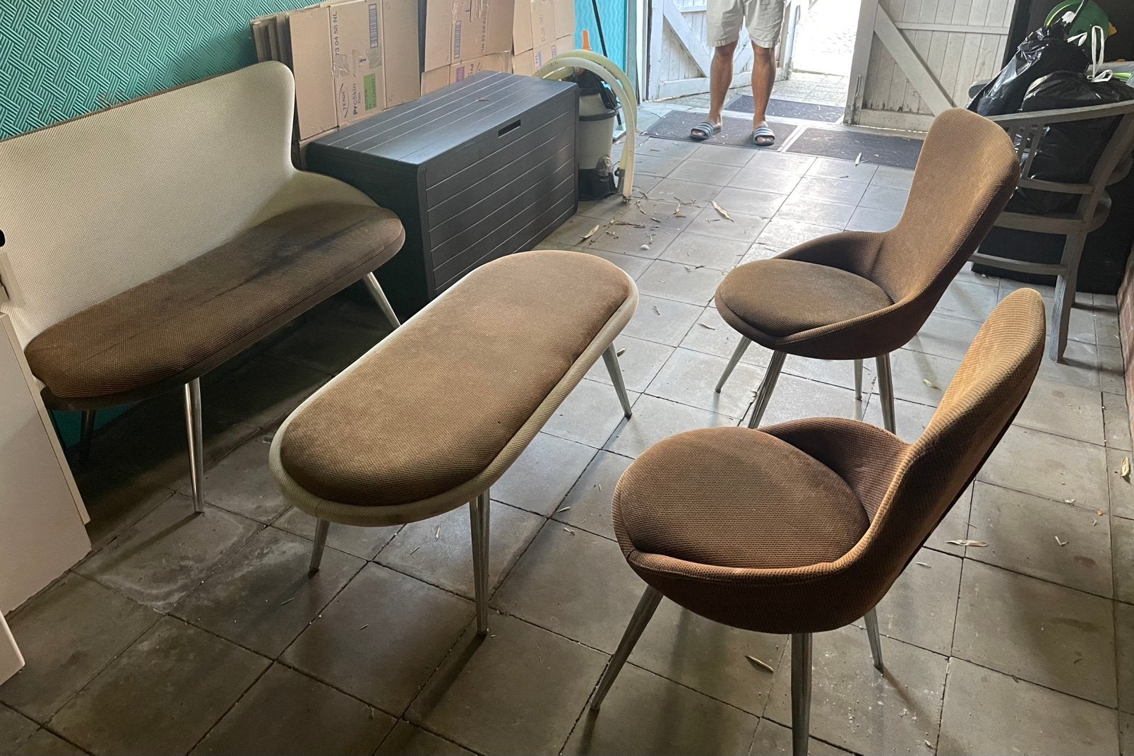 Stoffen setje, Huis en Inrichting, Ophalen, Gebruikt