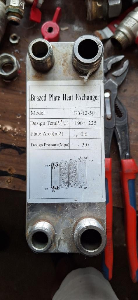 Platen warmte wisselaar b3 12 50, Doe-het-zelf en Bouw, Ophalen