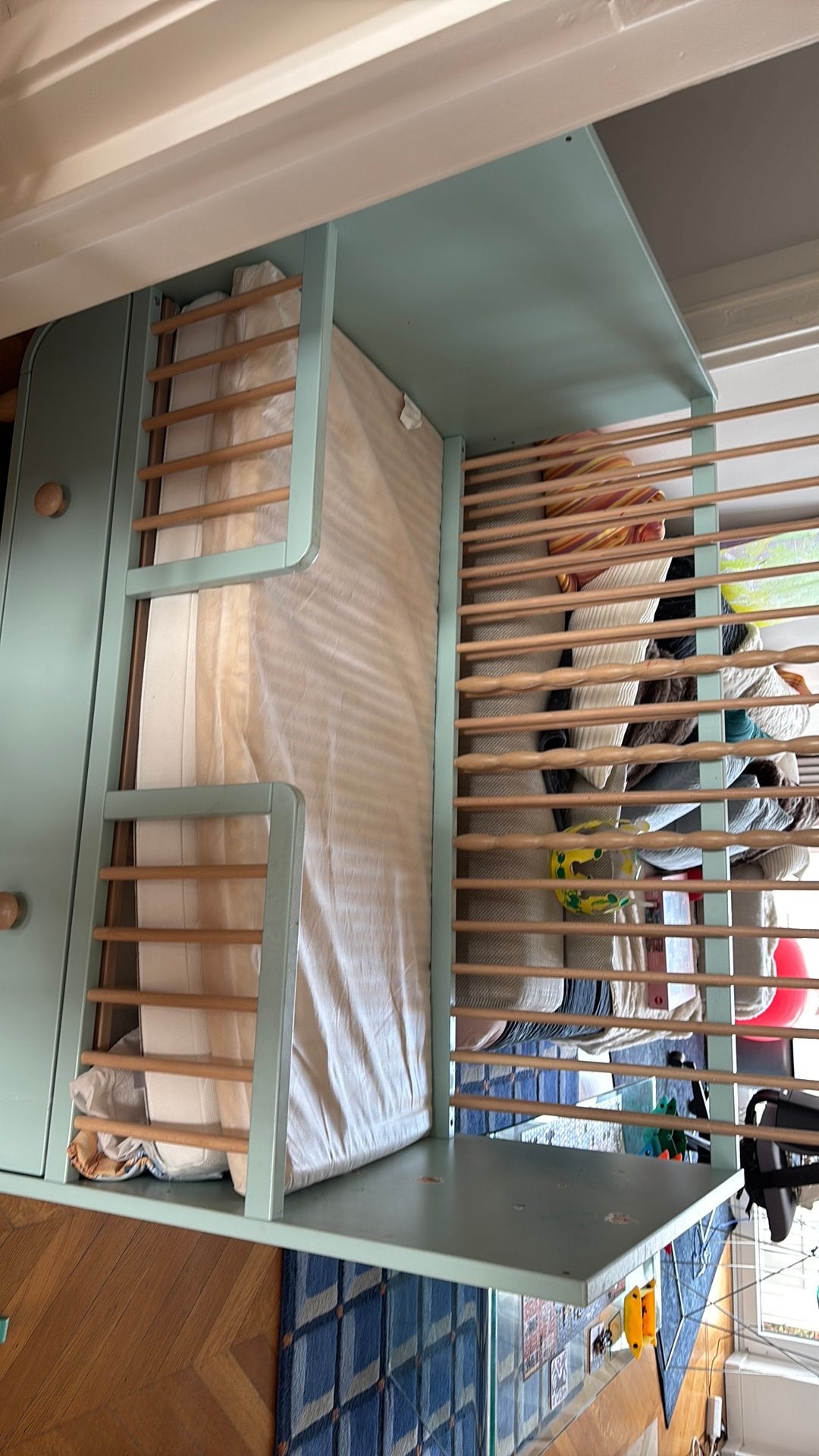 Lit evolutif ikea avec 2 matelas, Enlèvement, Utilisé, Matelas