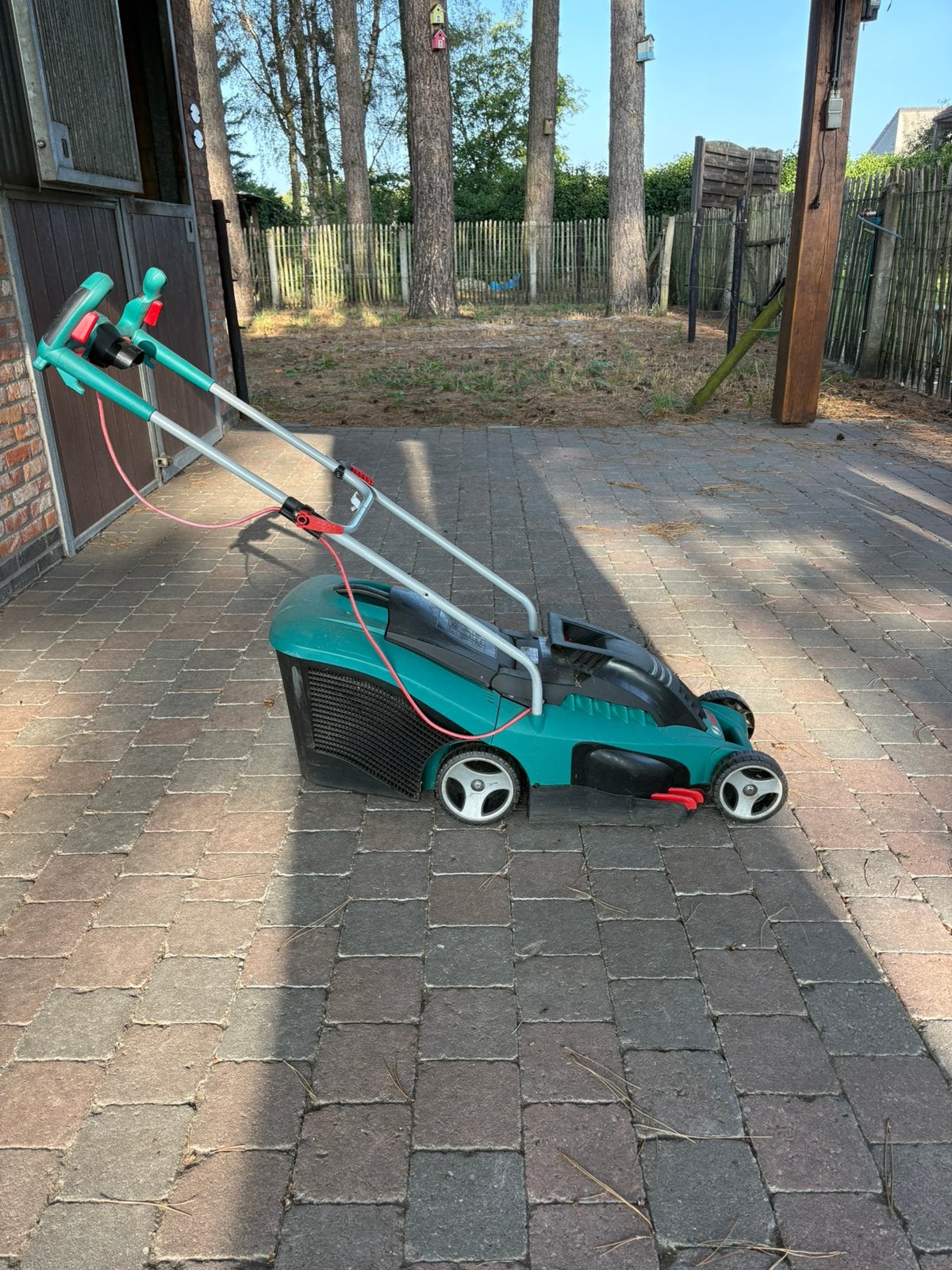 Elektrisch grasmachine, Ophalen, 30 t/m 39 cm, Elektrische grasmaaier, Opvangbak
