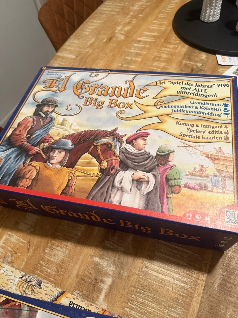 El Grande Big Box *999 Games* - volledig, 1 ou 2 joueurs, Geen idee, Comme neuf, Geen idee