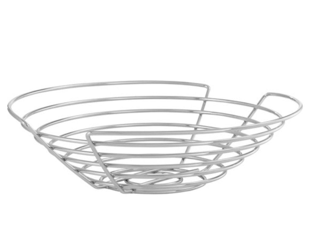 Blomus WIRES Fruitmand - Ø 30cm - Chroom, Overige typen, Ophalen of Verzenden, Zo goed als nieuw, Grijs