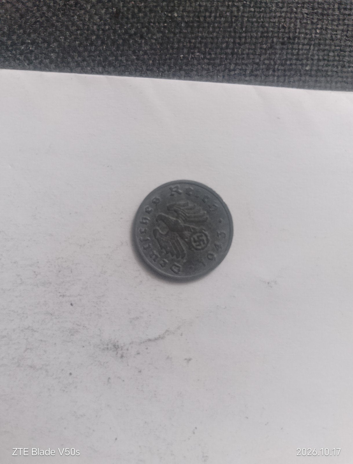 pièce de monnaie, Enlèvement ou Envoi