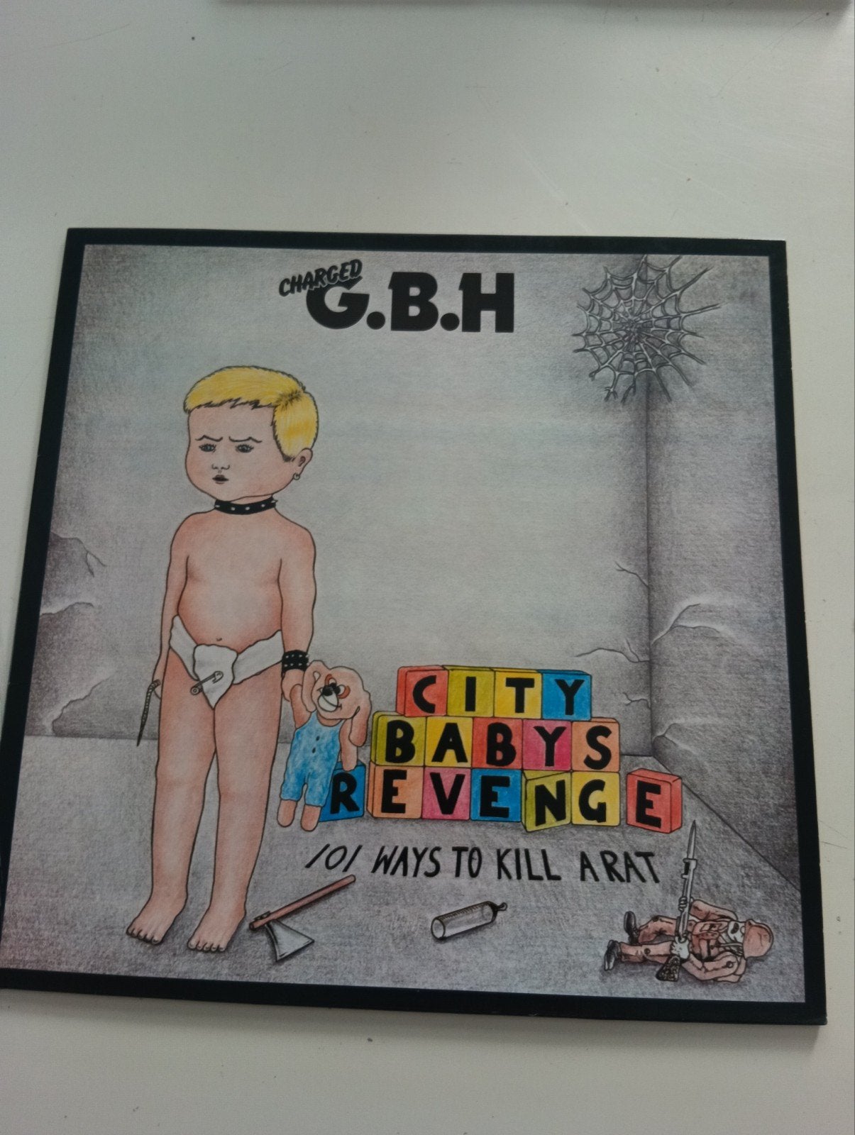 Lp Charged G.B.H "City Baby's Revenge", CD & DVD, Vinyles | Hardrock & Metal, Enlèvement ou Envoi, LP