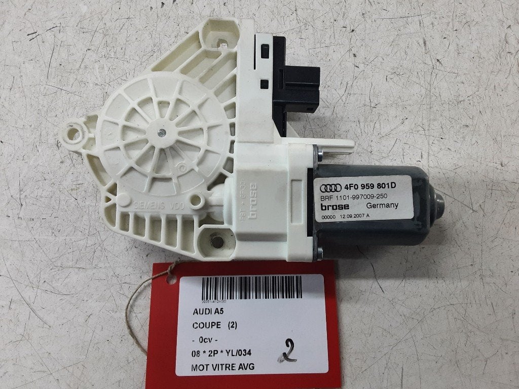 MOTEUR LEVE VITRE ELECTRIQUE AVANT GAUCHE Audi A5 (8T3), Gauche, Mevr. I. Hauben, Audi, Utilisé