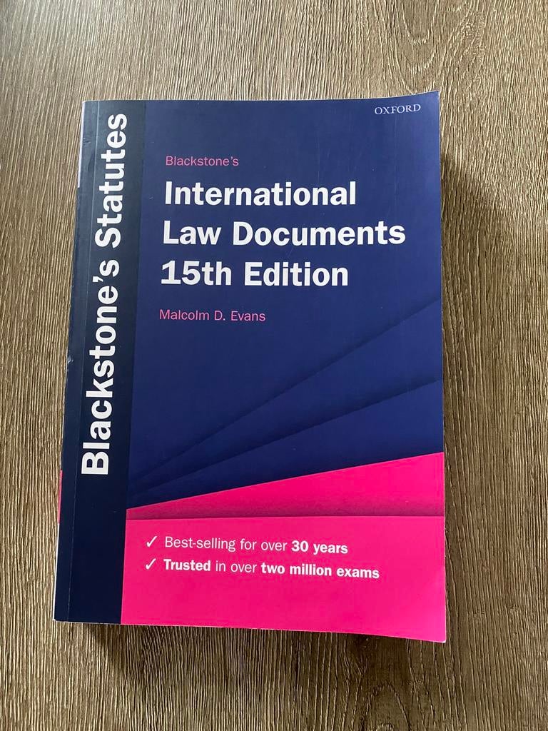 International Law Documents 15th Edition, Ophalen, Nieuw