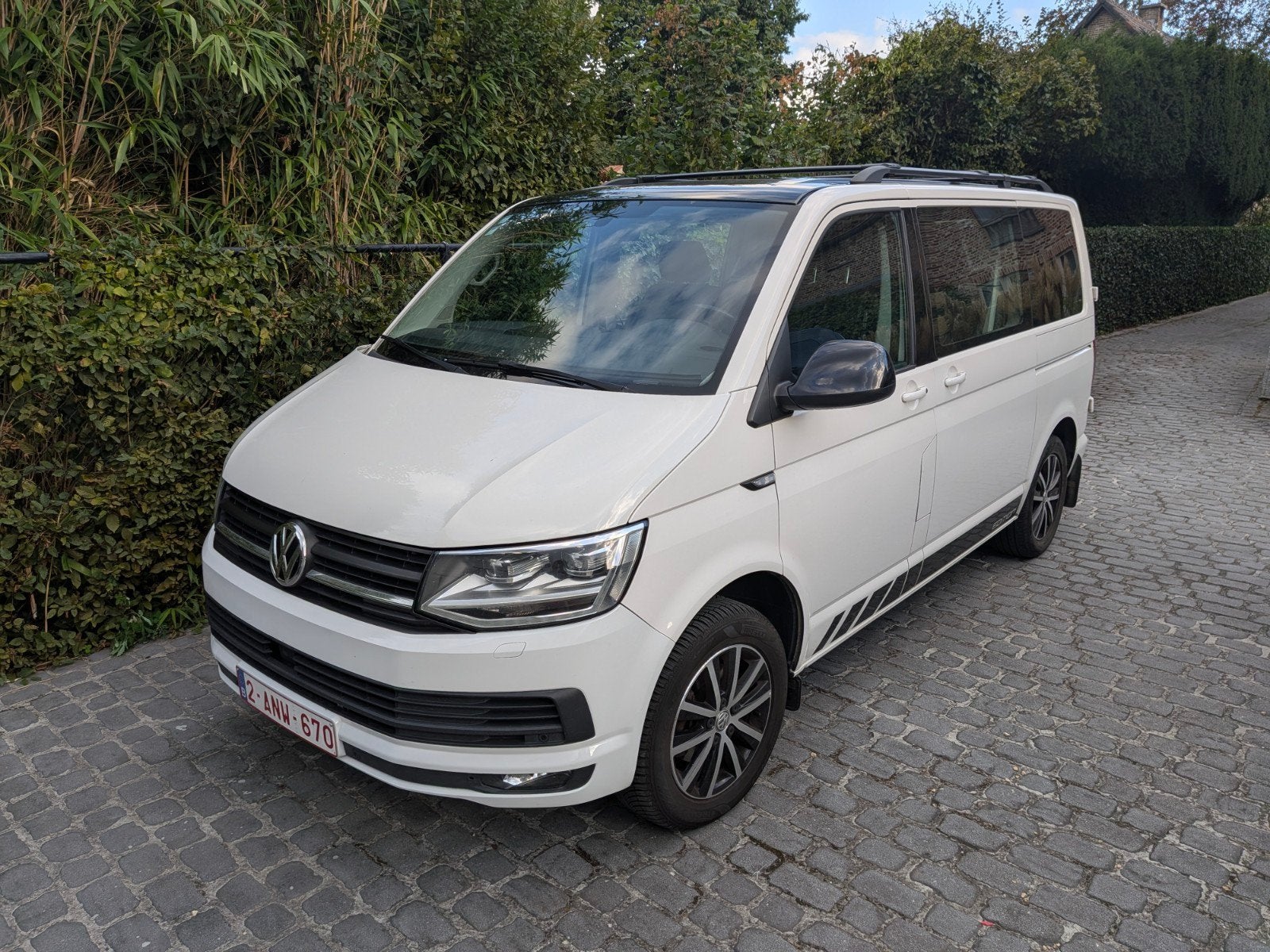 VW T6 Transporter dubbele cabine business edition., Stof, 4 cilinders, Volkswagen, Wit