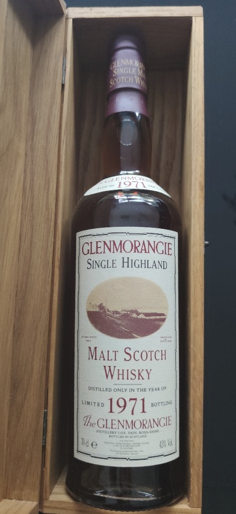 Whisky single malt Glenmorangie 1971 en édition limitée, Enlèvement, Neuf, Pleine