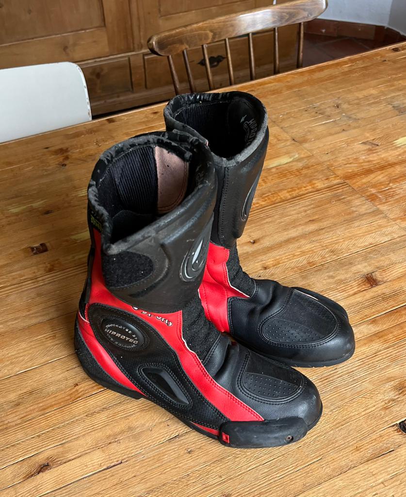 Hein Gericke pro sports lederen motorlaarzen, maat 40, Motoren, Ophalen, Tweedehands, Heren, Laarzen