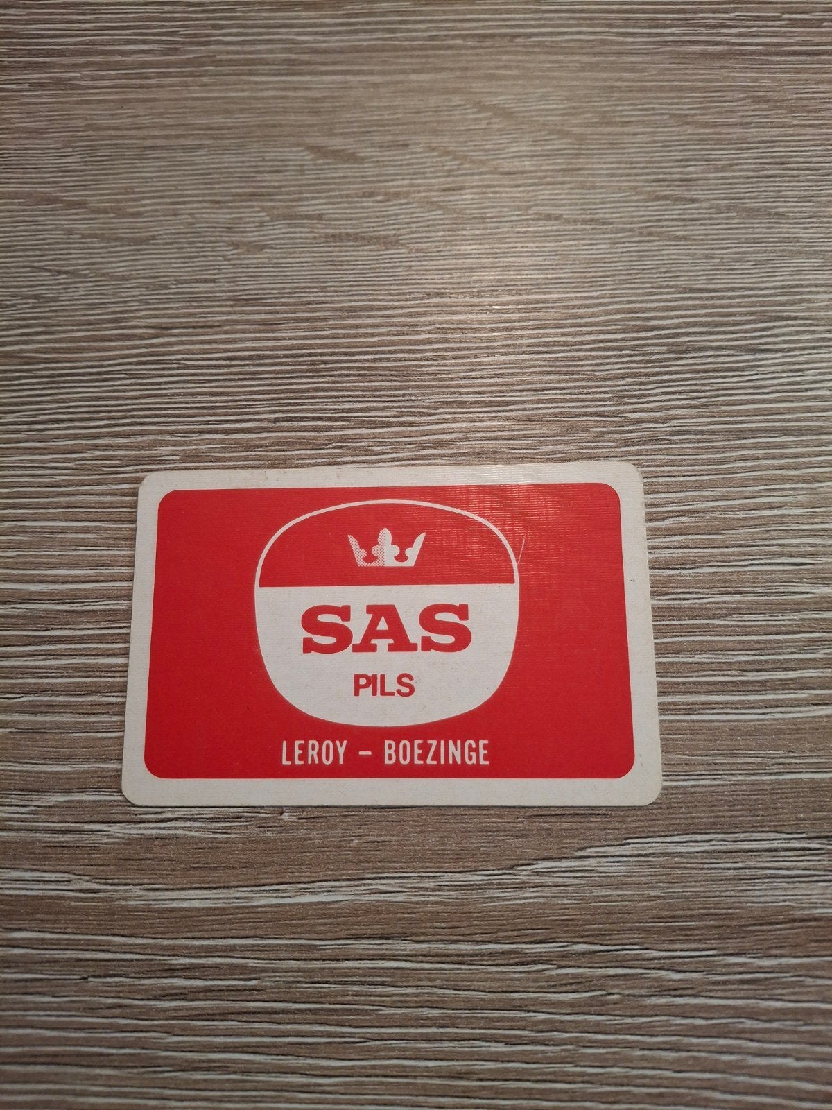 oude speelkaart sas pils, Verzamelen, Speelkaarten, Jokers en Kwartetten, Ophalen of Verzenden