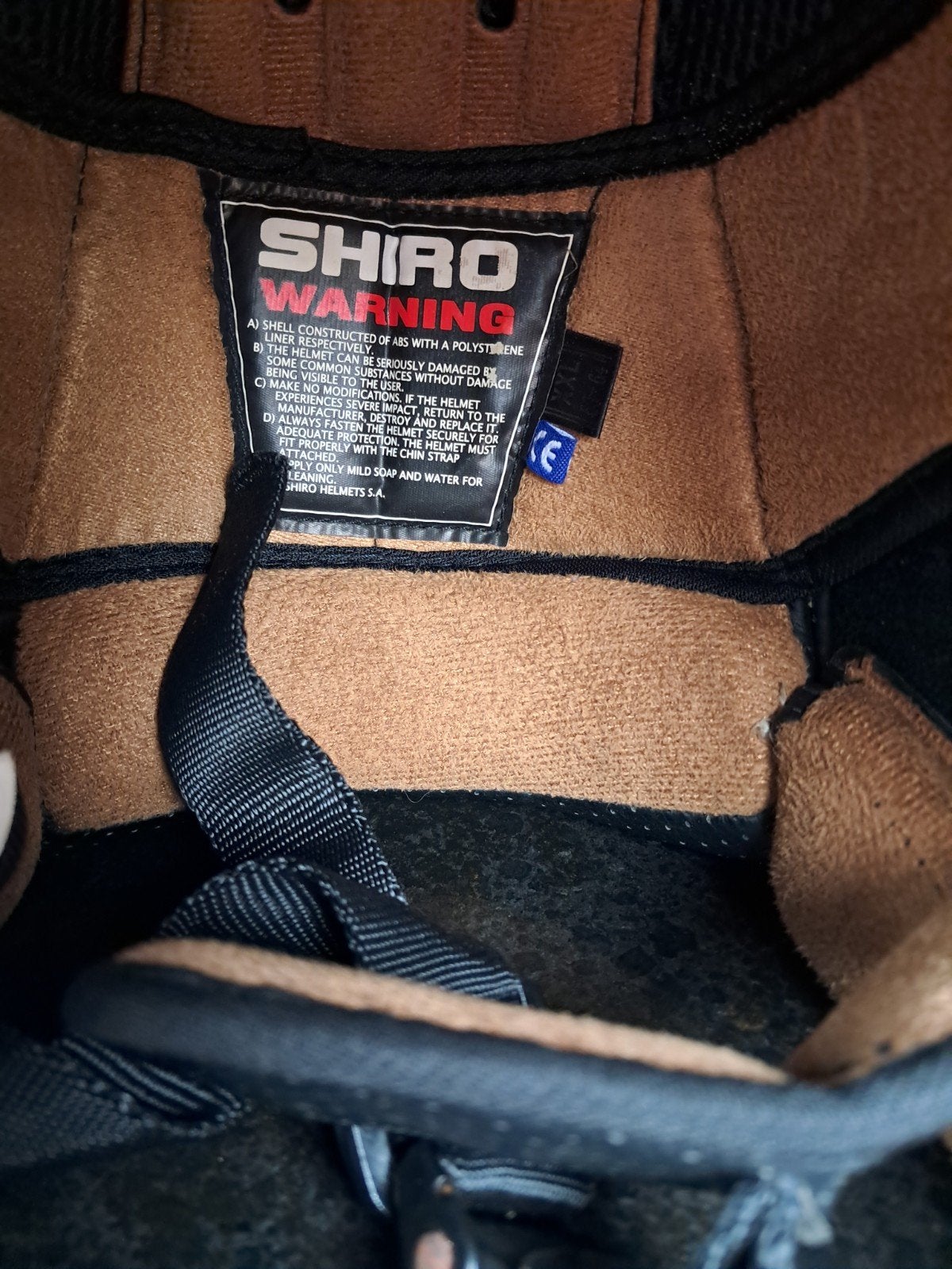 Shiro retro helm maat xl CE gekeurd met retro bril, Motoren, XL, Overige typen, Dames, Tweedehands