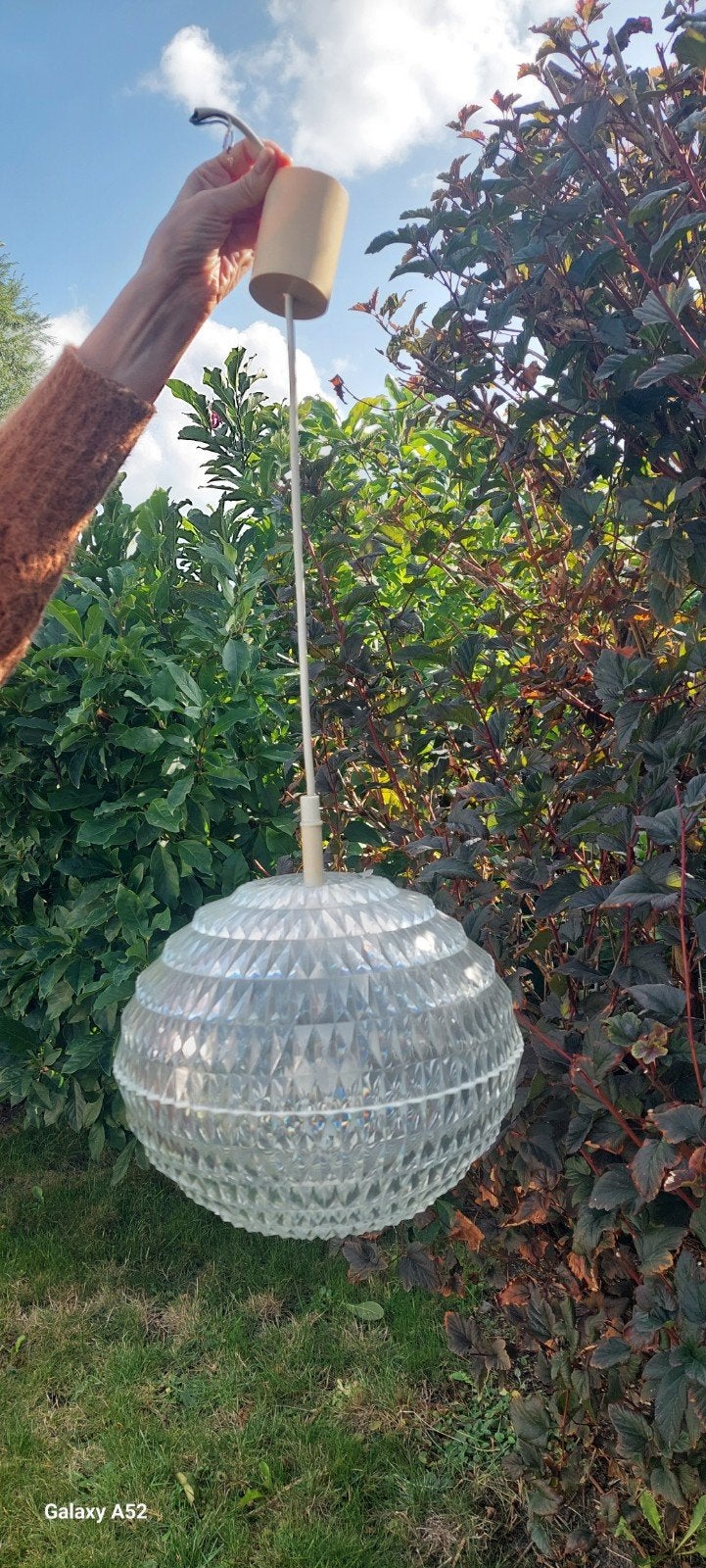 lampe suspendue vintage de l'ère spatiale erco, Enlèvement ou Envoi, Synthétique, Space age, E27 (grand)