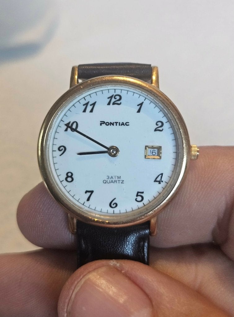 Montre Pontiac Femme Quartz Date 3 ATM 867-2318 (MW88), Ophalen of Verzenden