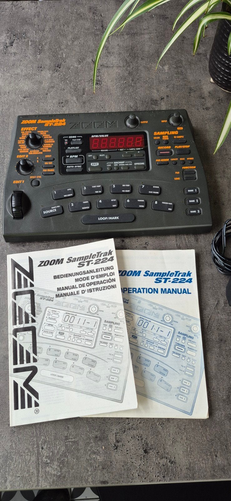 ZOOM ST-224 sampler, Muziek en Instrumenten, Samplers, Ophalen of Verzenden, Zo goed als nieuw