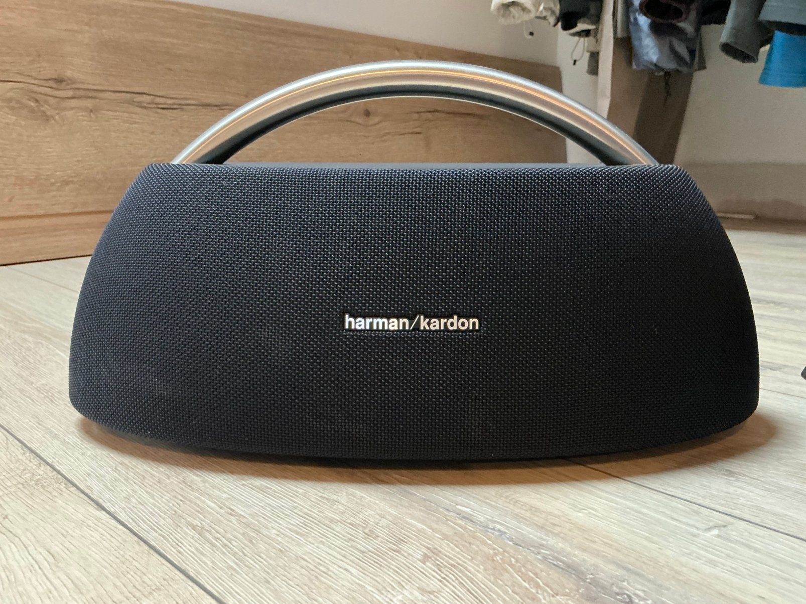 Harman Kardon Go + Play, Audio, Tv en Foto, Ophalen, Zo goed als nieuw, Draagbare speaker, Bluetooth