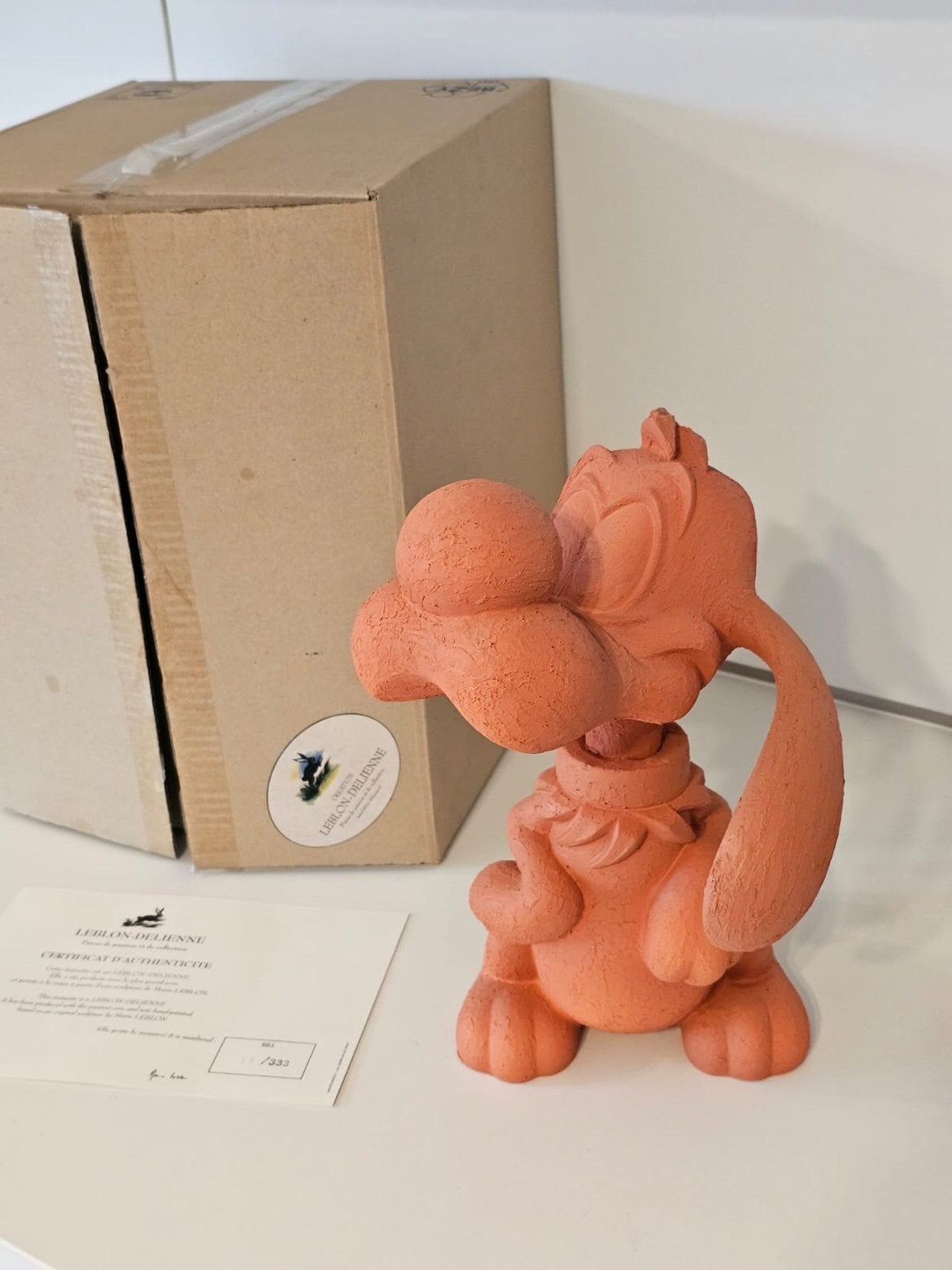 Bill leblon delienne monochrome, Collections, Statues & Figurines, Enlèvement ou Envoi