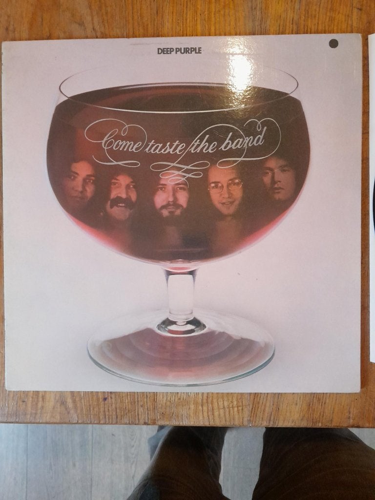 LP Deep Purple "Come Taste the Band", Gebruikt, 1970 - 1979, 12 inch, Inclusief binnenhoes