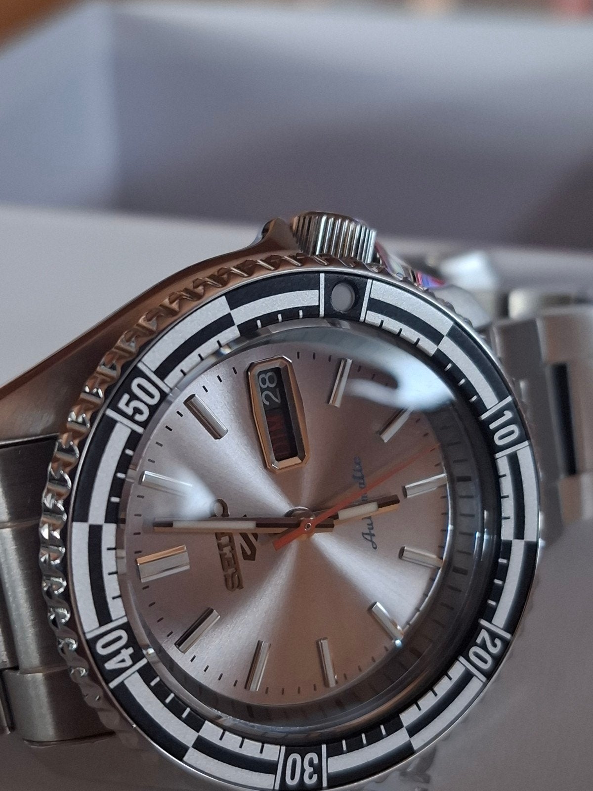 montre seiko  automatique vintage originale, Handtassen en Accessoires, Ophalen, Seiko