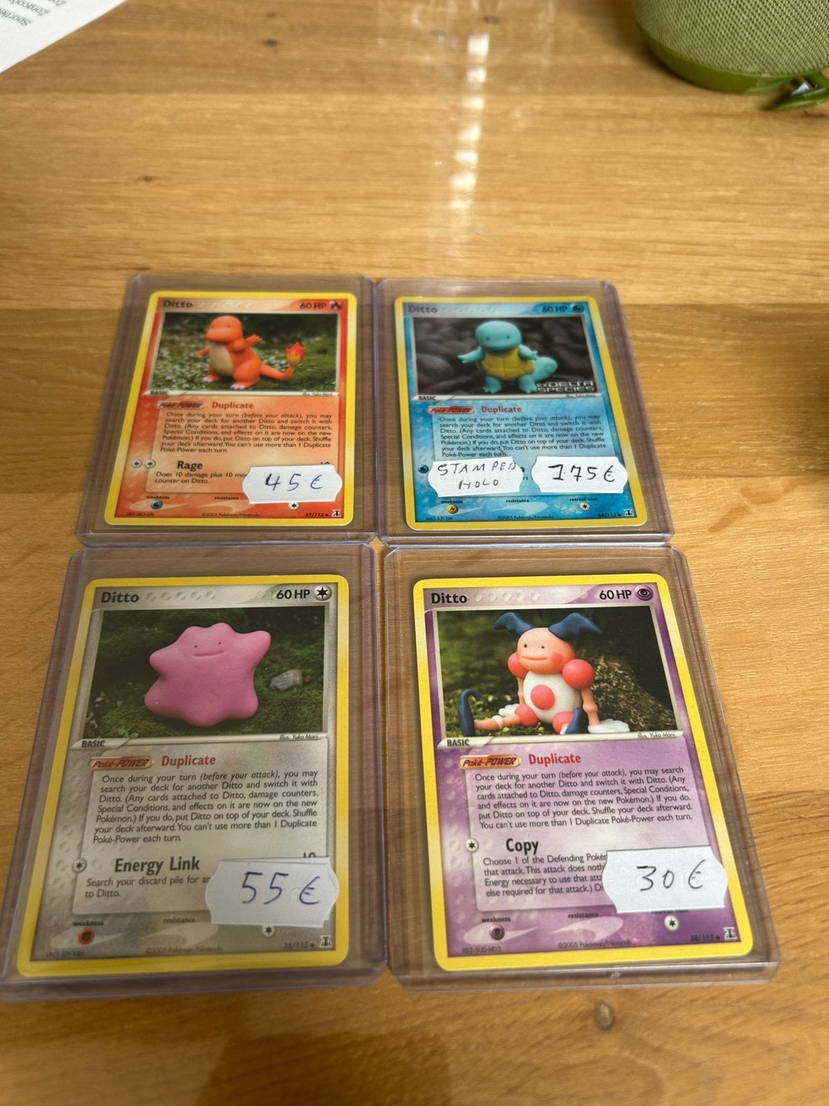 Ditto kaarten  ex delta species, Hobby en Vrije tijd, Ophalen of Verzenden, Zo goed als nieuw