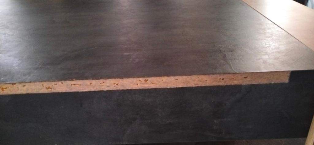 Hout eettafel, Ophalen