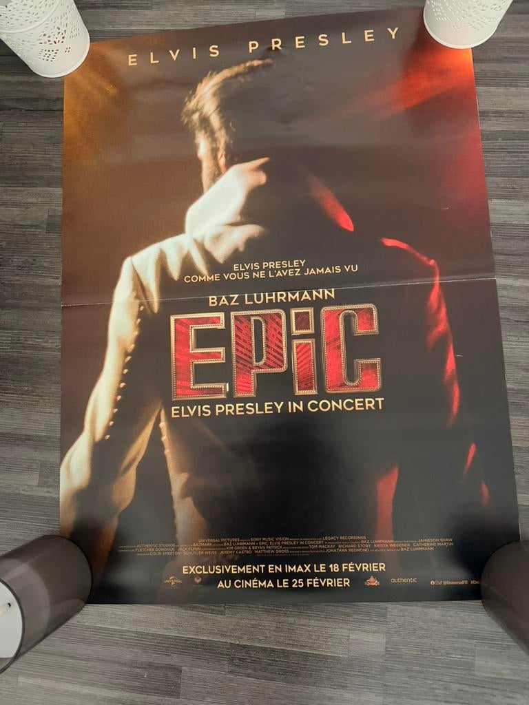 Poster Epic Elvis Presley, Ophalen of Verzenden, Nieuw