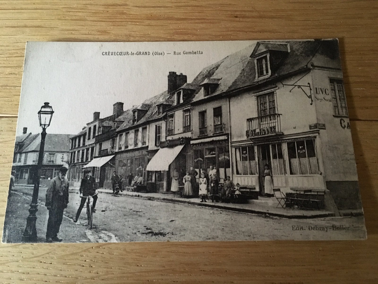 Carte postale ancienne crevecoeur-le-grand, Envoi, Affranchie