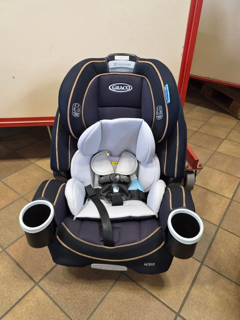 Autostoel (0 - 12 jaar) - Graco 4-Ever, Ophalen, Autogordel of Isofix, Verstelbare rugleuning, 0 t/m 18 kg
