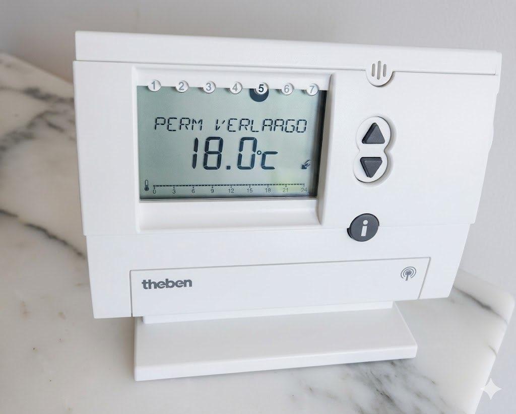 Theben RAMSES Klokthermostaat (Draadloos), Bricolage & Construction, Thermostats, Enlèvement, Utilisé