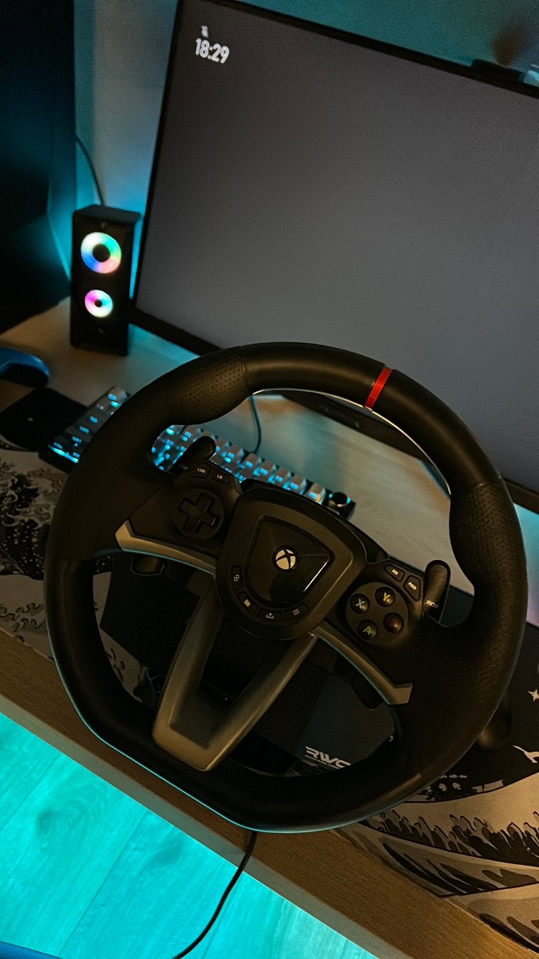 Racing stuur voor de xbox USB, Enlèvement, Comme neuf, Volant ou Pédales