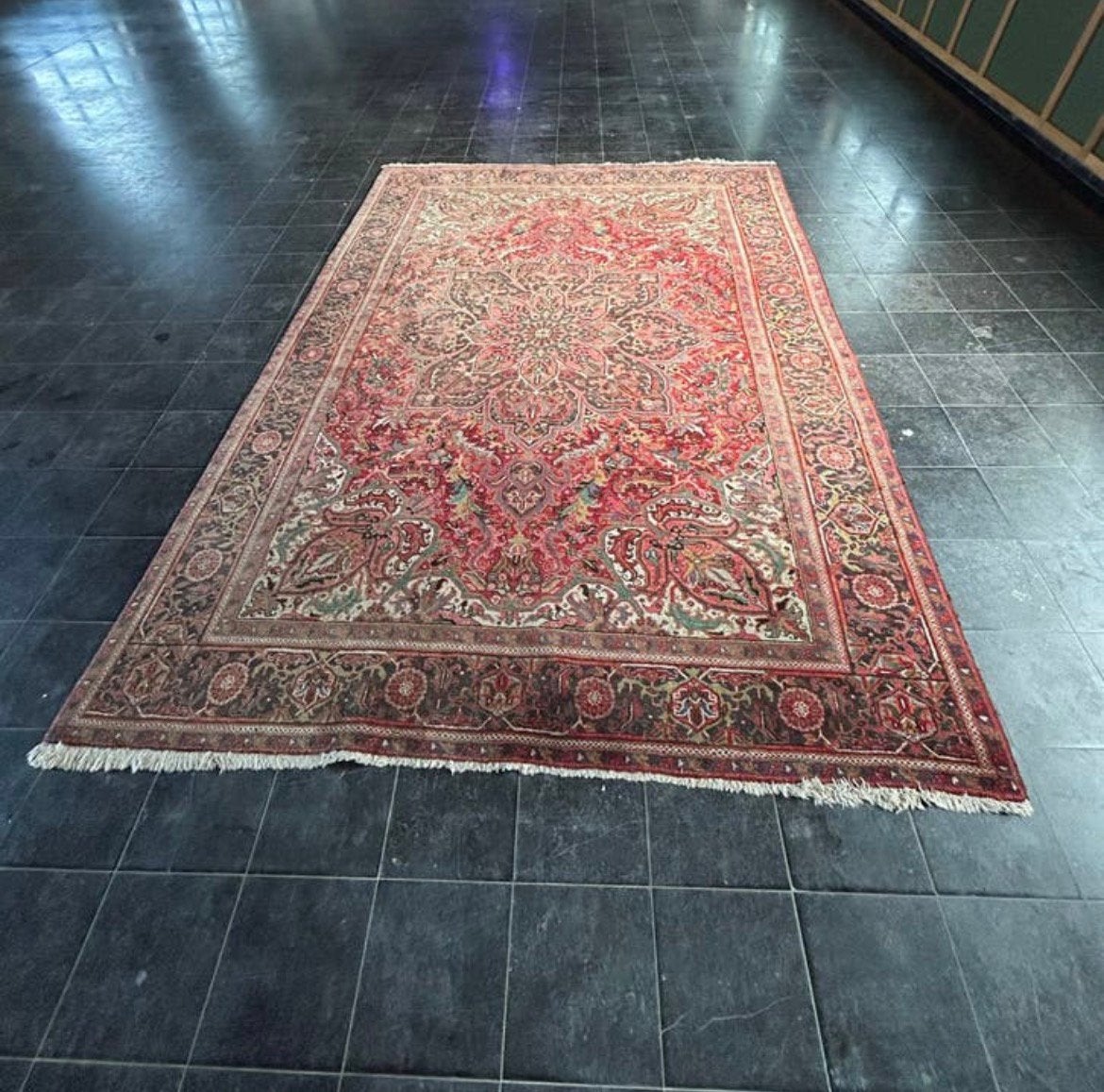 Perzisch Tapijt (Iran) 245 x 355, Ophalen, Gebruikt, 200 cm of meer, 200 cm of meer
