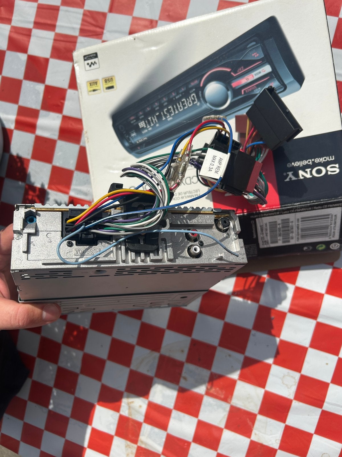 Sony Xplod CDX-GT450U autoradio met USB en AUX, Ophalen, Zo goed als nieuw